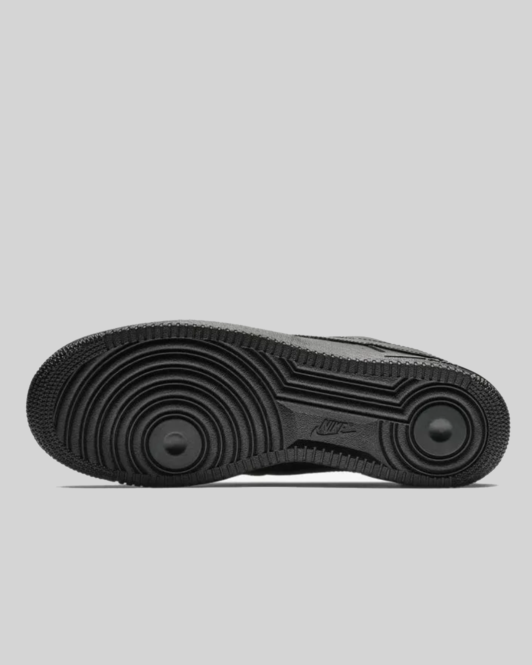Nike Air Force 1 07 Low white — rubber outsole bottom view Air cushioning